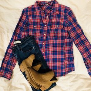 J. Crew flannel shirt